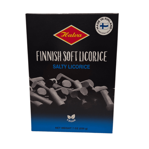 Finnish Soft Licorice Salty 200gr Halva