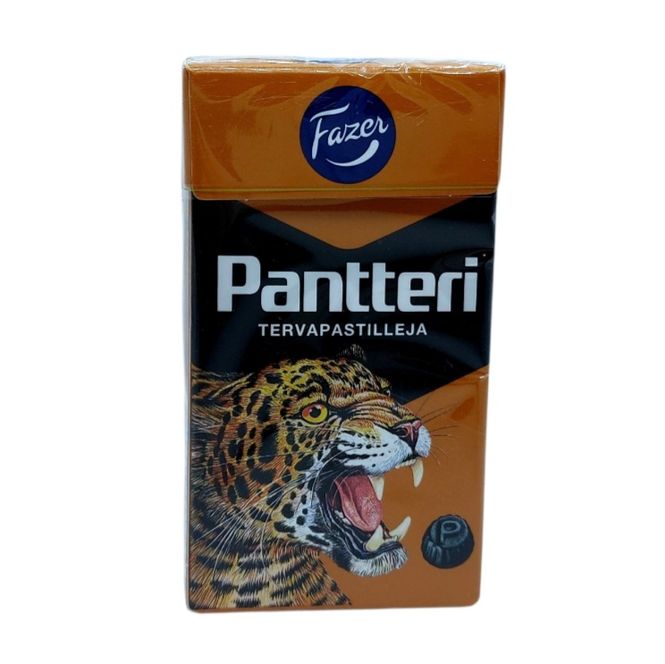 Huvudbild Pantteri Tjärpastiller 38gr Fazer
