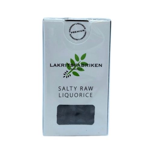 Salty Raw Liquorice 25g Lakritsfabriken